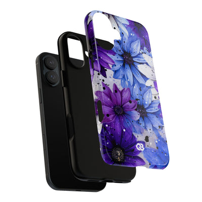 Ink Splatter Blooms · Tough Coque de téléphone pour iPhone