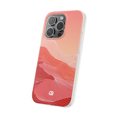 Coral Ridge Contours · Lite Phone Case for iPhone ·  Red