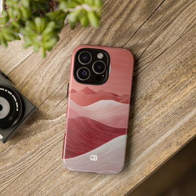 Crimson Dune Horizon · Tough Phone Case for iPhone
