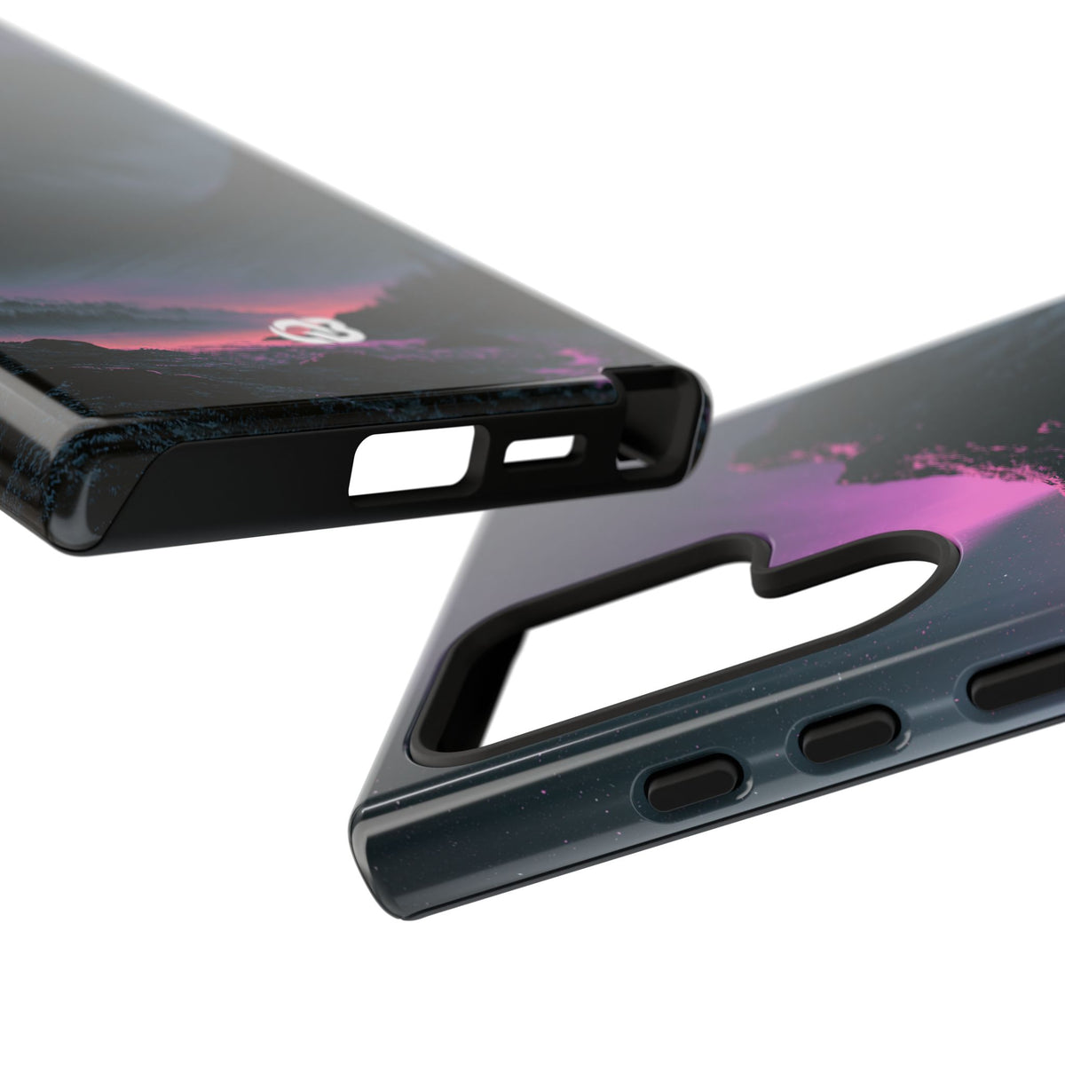 Arctic Aurora Summit · Tough Phone Case for Samsung · Black