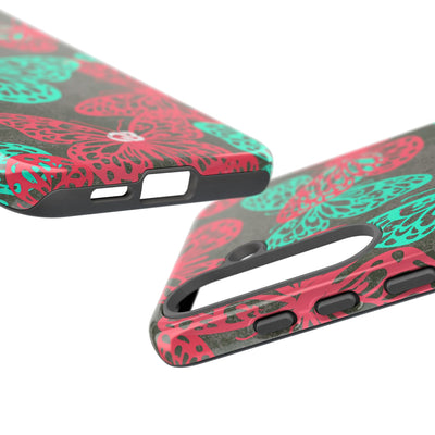 Electric Papillon · Tough Phone Case for Samsung · Pink