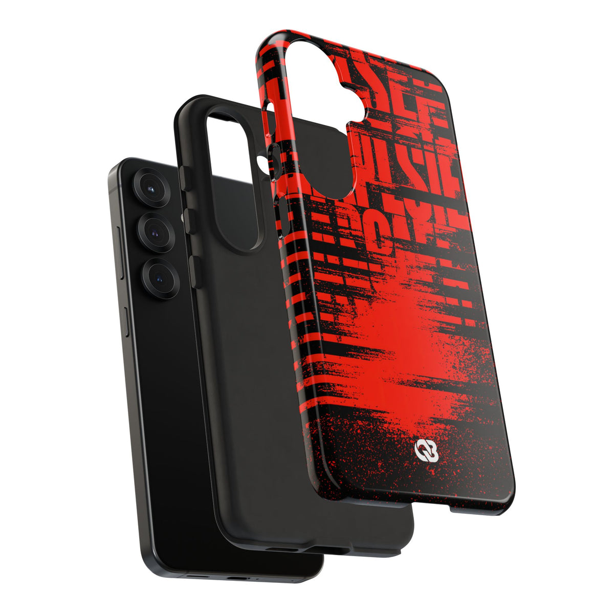 Crimson Redaction · Tough Phone Case for Samsung · Black