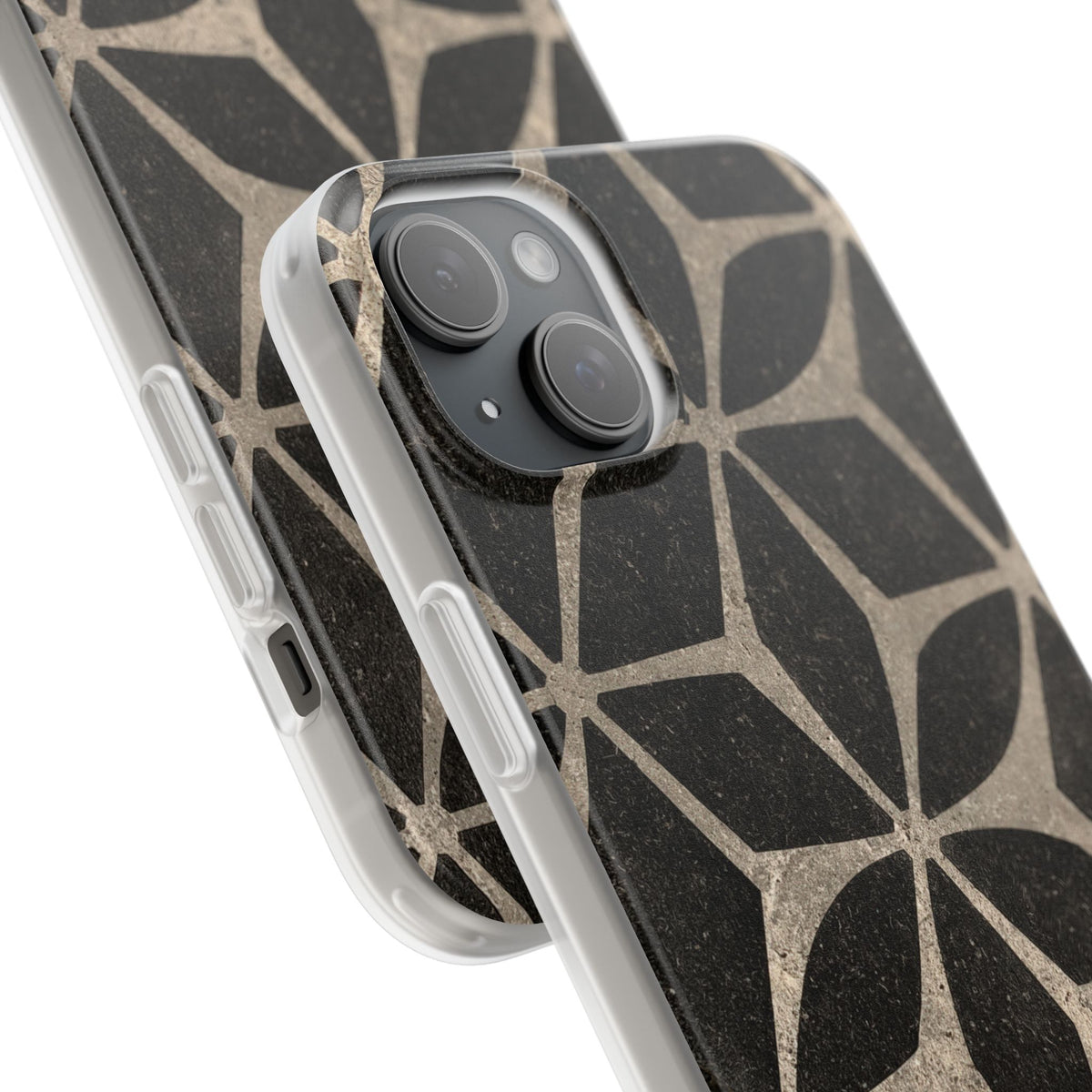 Concrete Mosaic Star · Lite Phone Case for iPhone ·  Black
