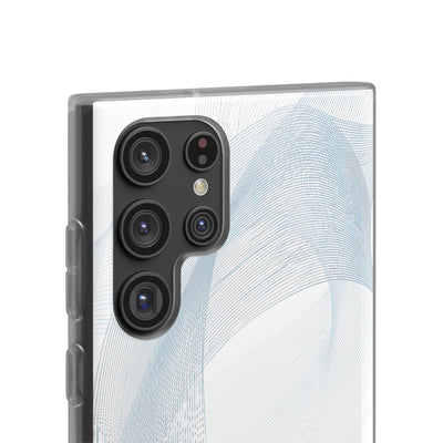 White Lite Phone Case for Samsung - Arctic Line Current