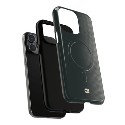 Grey Tough 2.0 Magsafe Phone Case for iPhone - Charcoal Tech Grid