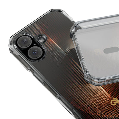Amber Meridian · Clear Impact Magnetic Phone Case for iPhone · Black