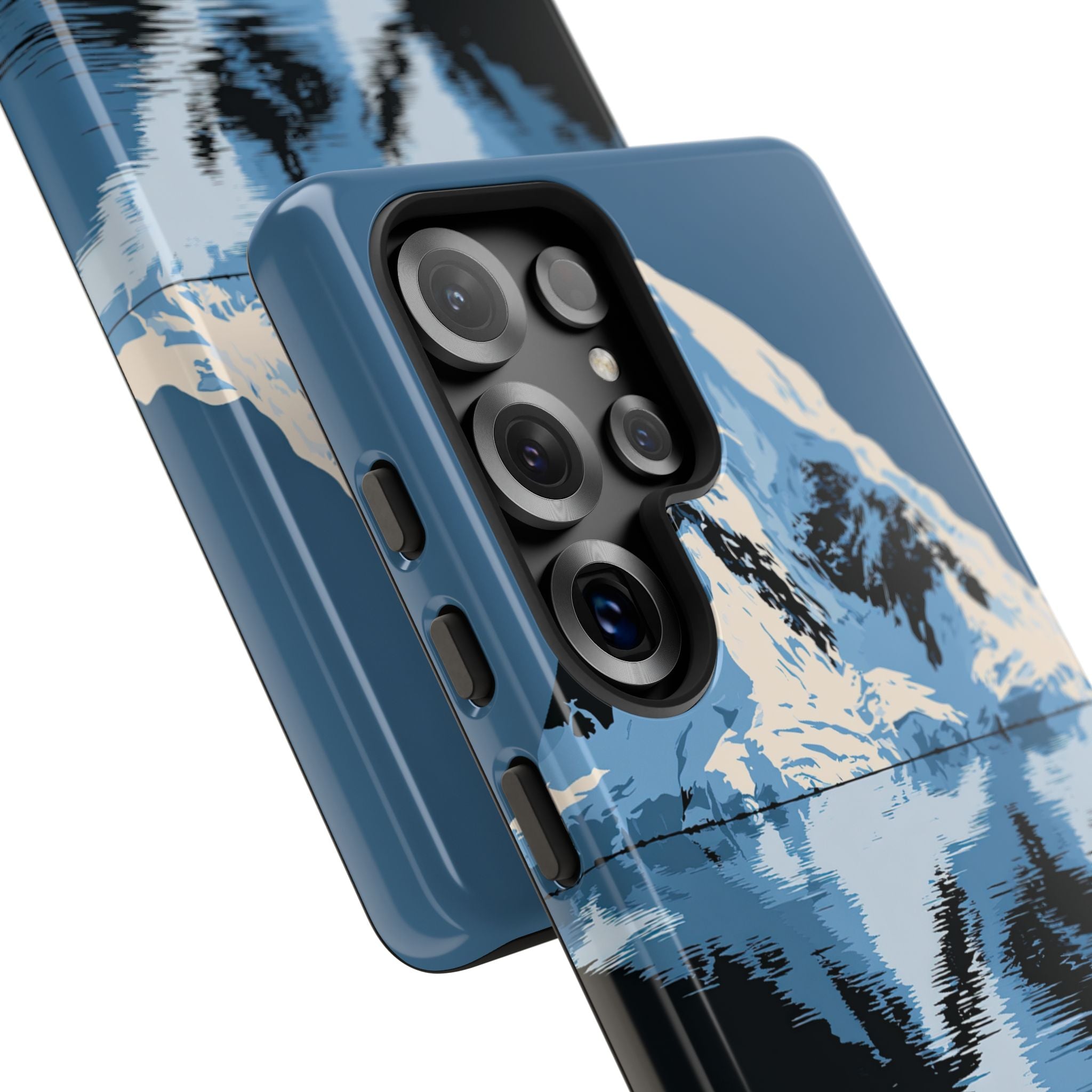 Blue Tough Phone Case for Samsung - Arctic Summit Mirror
