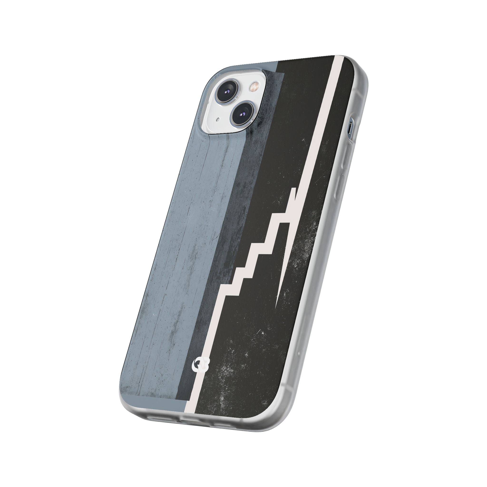 Grey Lite Phone Case for iPhone - Industrial Concrete Void
