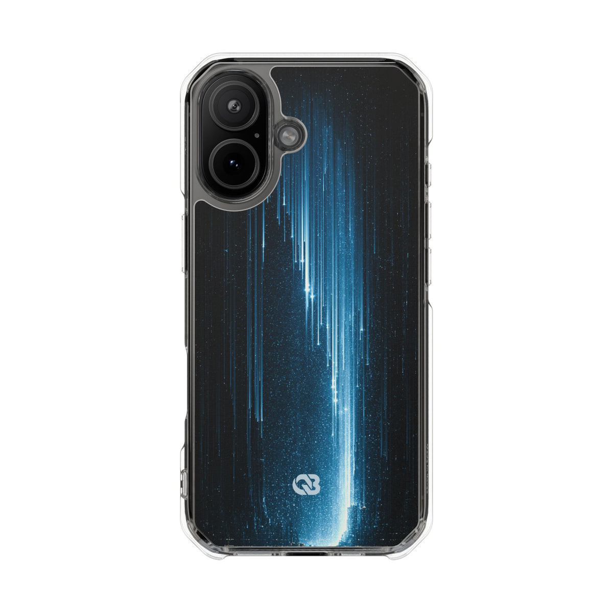 Nocturnal Cascade · Clear Impact Magnetic Phone Case for iPhone ·  Black