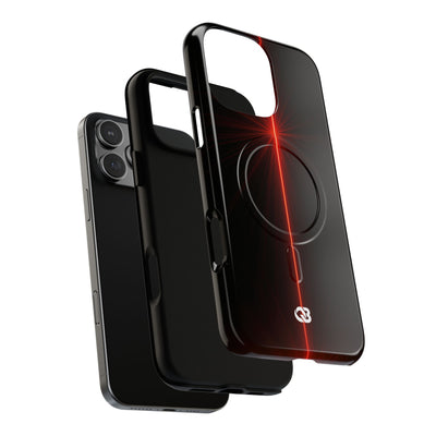 Red Tough 2.0 Magsafe Phone Case for iPhone - Crimson Flare Vector