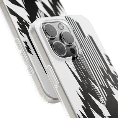 White Lite Phone Case for iPhone - Shattered Vector Spire