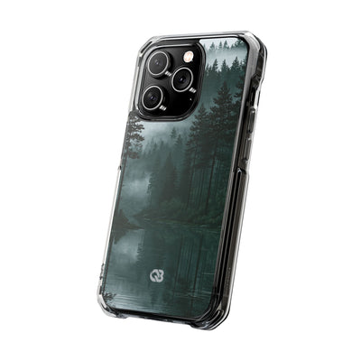 Green Impact MagSafe Phone Case for iPhone - Misty Evergreen Mirror