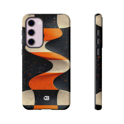 Orange Grit Twist · Tough Phone Case for Samsung
