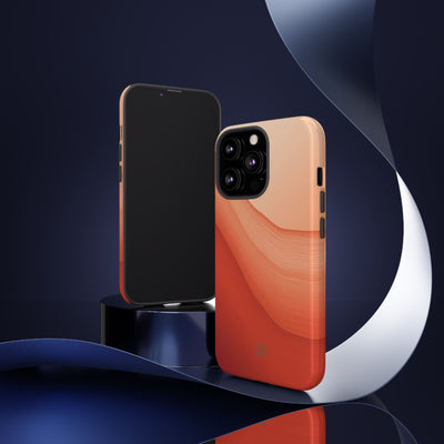 Terracotta Flow · Tough Phone Case for iPhone · Orange