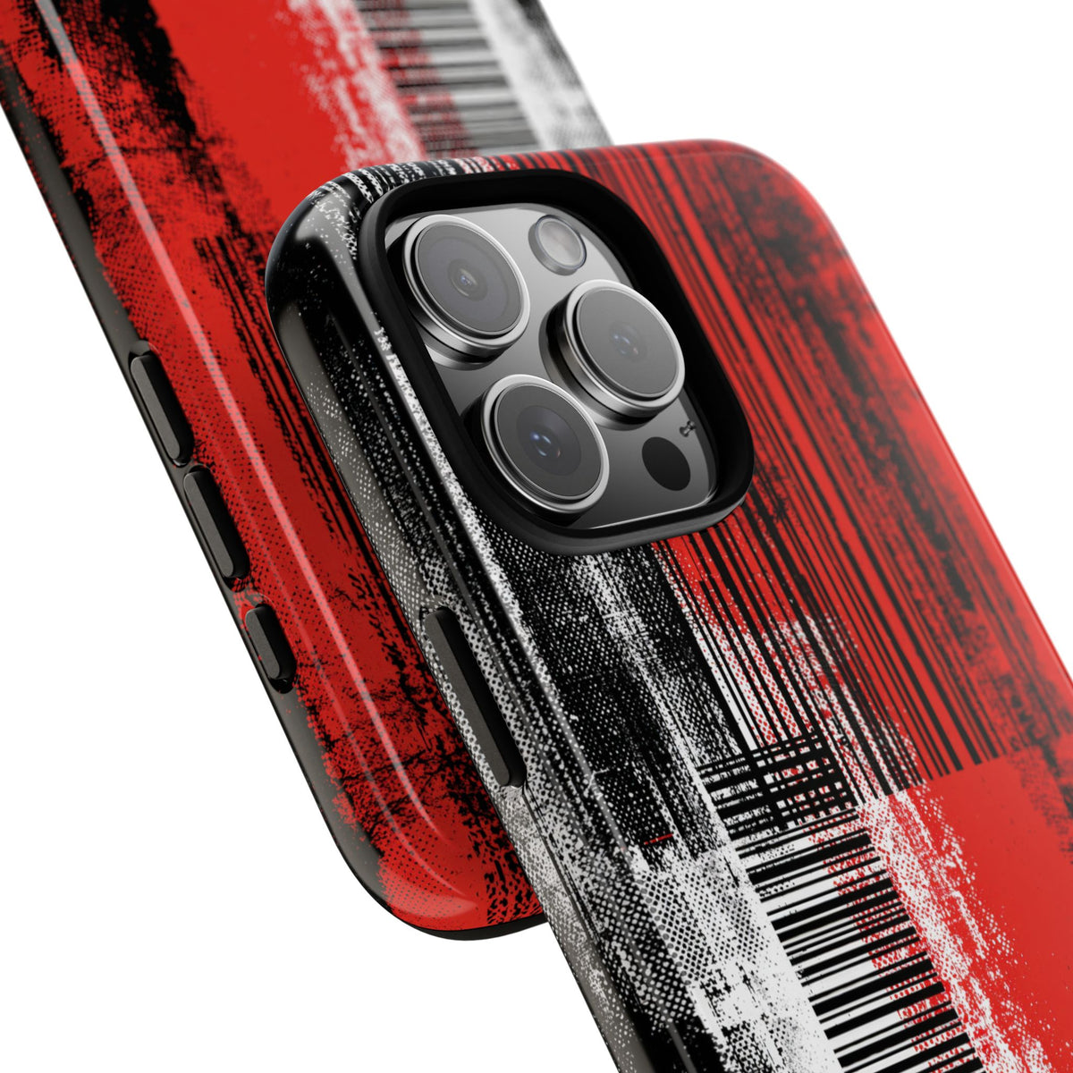 Distorted Barcode · Tough Phone Case for iPhone · Black