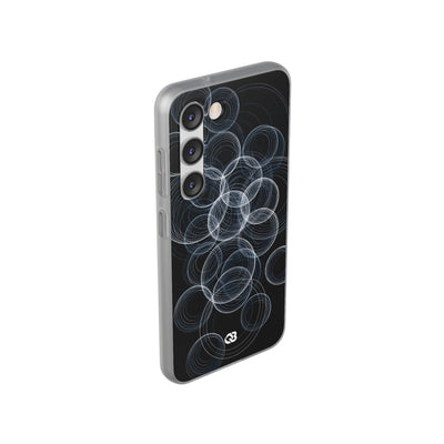 Black Lite Phone Case for Samsung - Frosted Ring Matrix