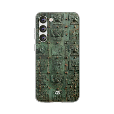 Dynastic Bronze Relief · Lite Phone Case for Samsung · Green