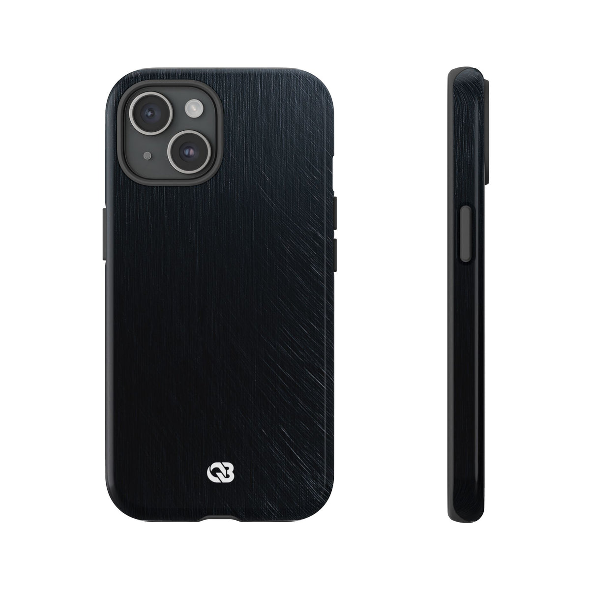 Brushed Obsidian Steel · Tough Phone Case for iPhone · Black