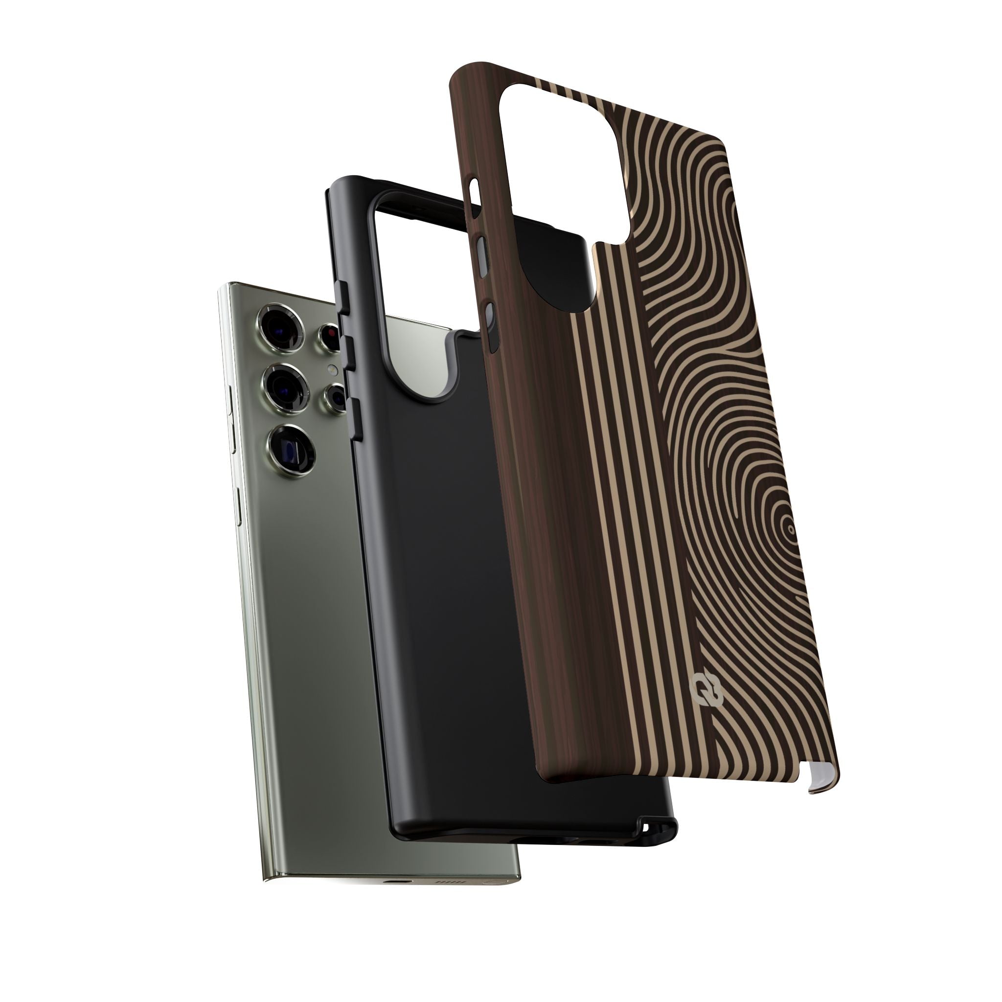 Brown Tough Phone Case for Samsung - Espresso Sand Ridge