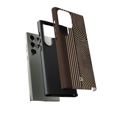 Brown Tough Phone Case for Samsung - Espresso Sand Ridge
