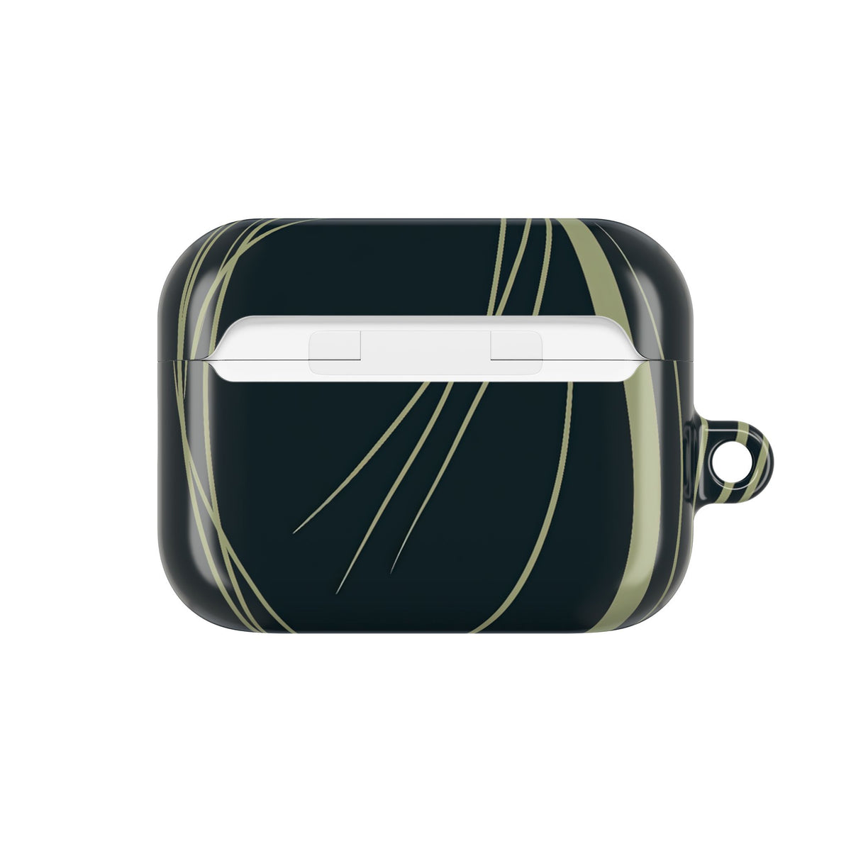 Serpentine Reeds · Hard Case for AirPods & AirPods Pro · Green