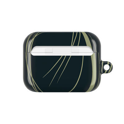 Serpentine Reeds · Hard Case for AirPods & AirPods Pro · Green