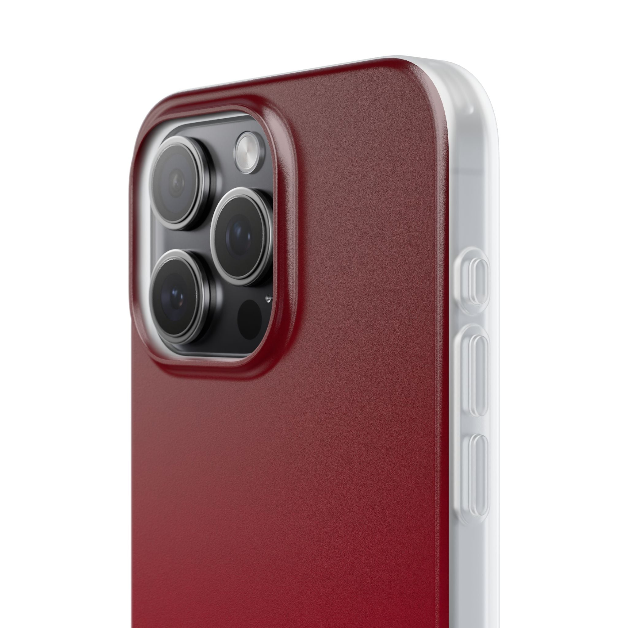 Red Lite Phone Case for iPhone - Crimson Velvet Fade