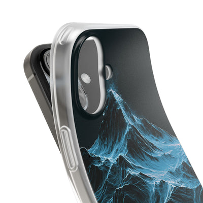 Nordic Frost Peak · Lite Phone Case for iPhone ·  Blue