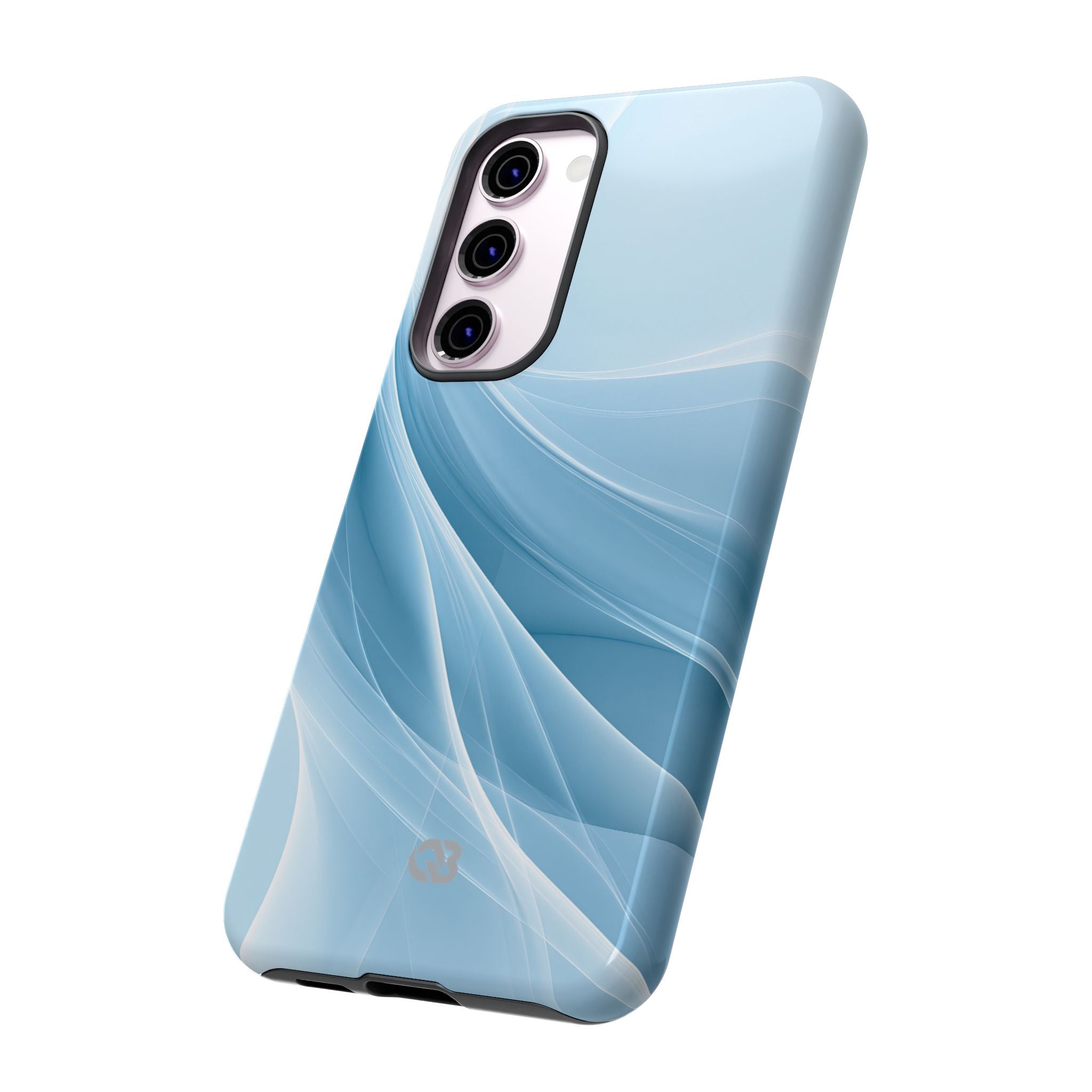 Blue Tough Phone Case for Samsung - Arctic Silk Drift