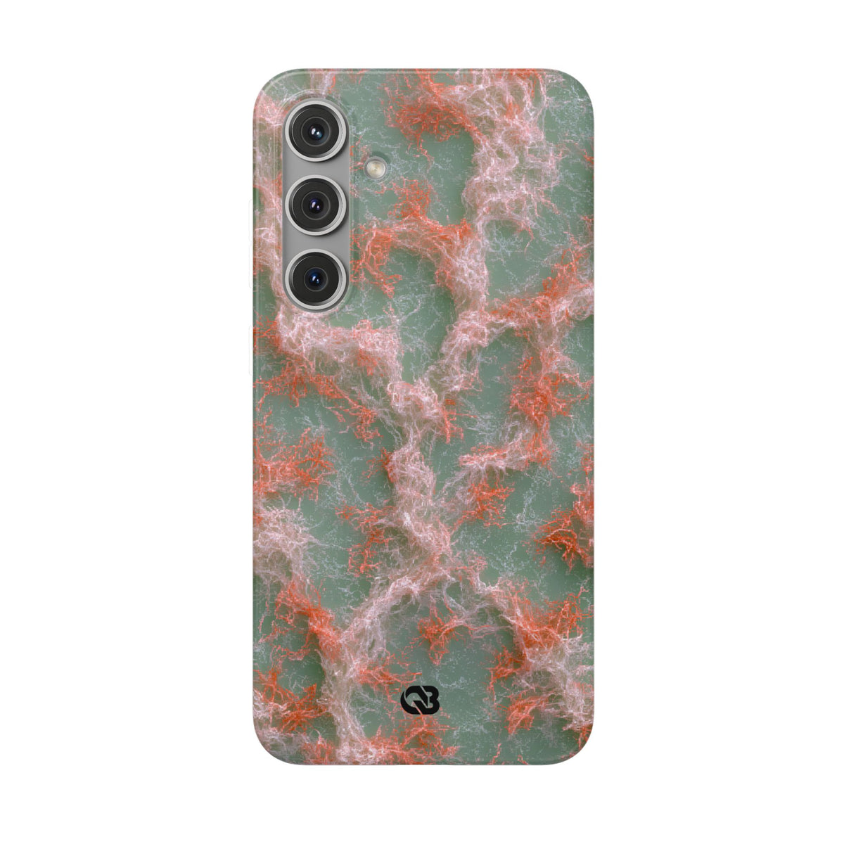 Coral Pixel Matrix · Lite Phone Case for Samsung · Green
