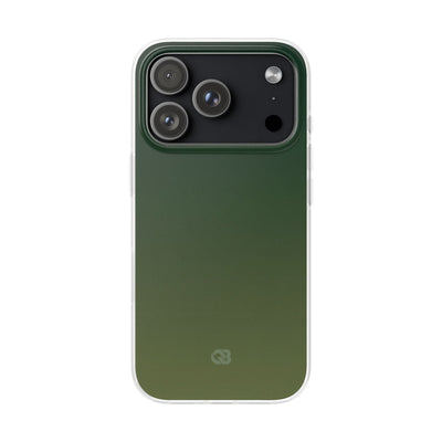 Green Lite Phone Case for iPhone - Shadow Moss Grain