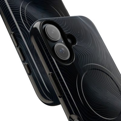 Black Tough 2.0 Magsafe Phone Case for iPhone - Obsidian Ridge Flux