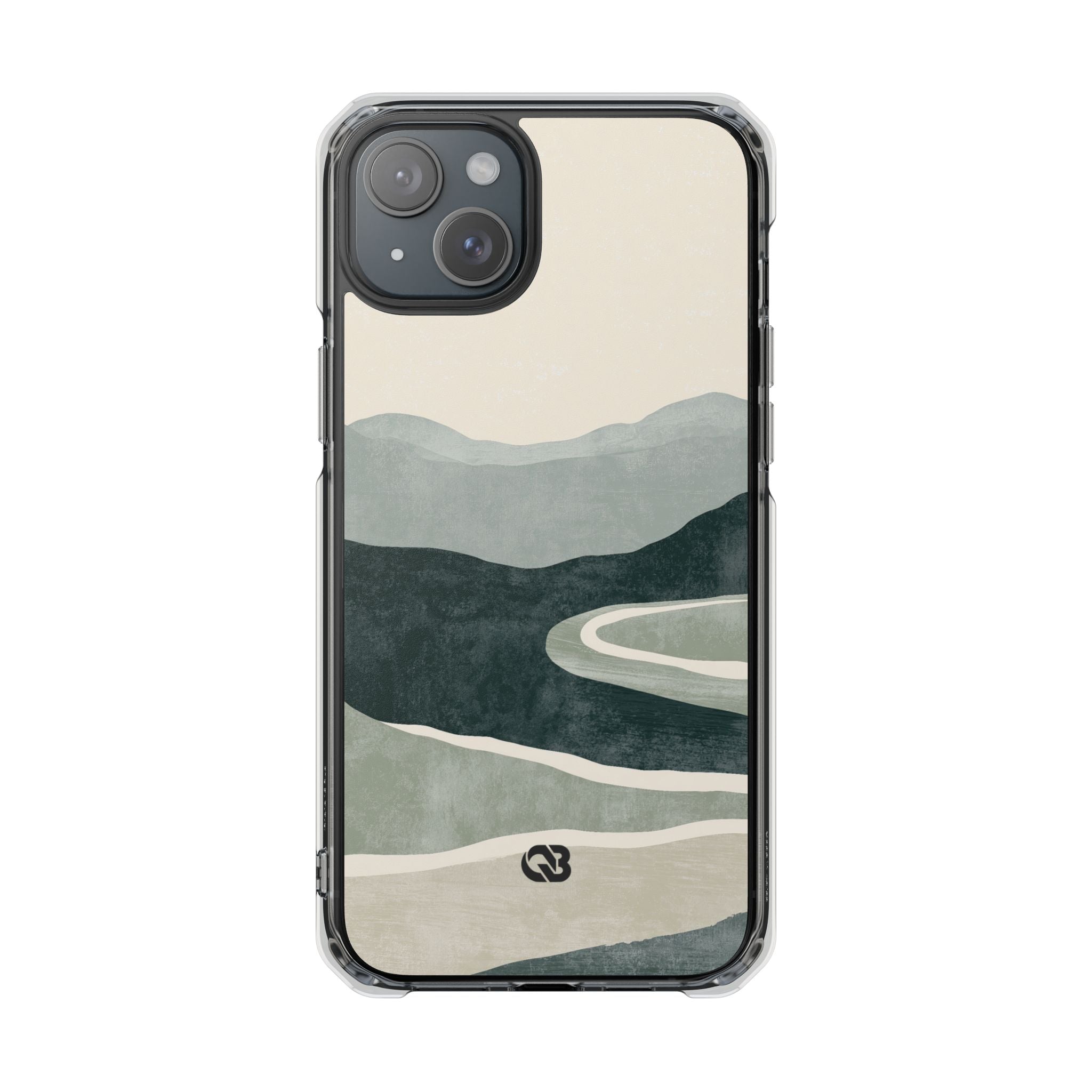 Green Impact MagSafe Phone Case for iPhone - Misty Sage Valley