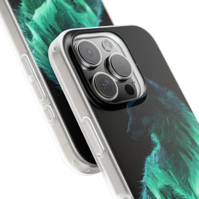Nordic Aurora Fox · Lite Phone Case for iPhone ·  Teal