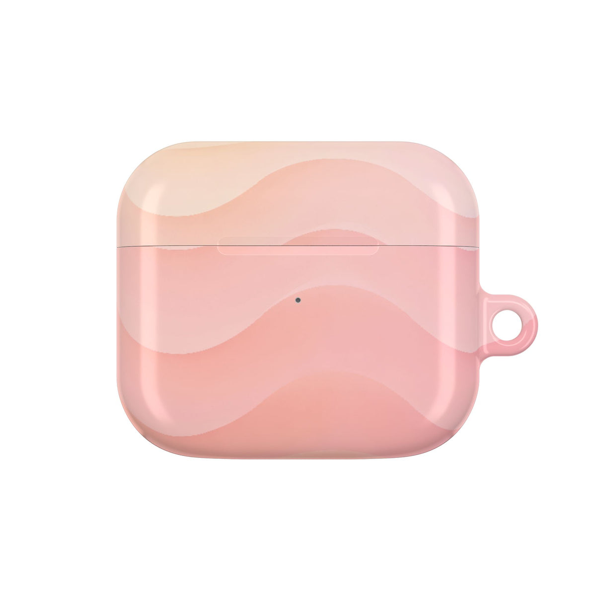 Blush Horizon Waves · Hard Case for AirPods & AirPods Pro · Pink