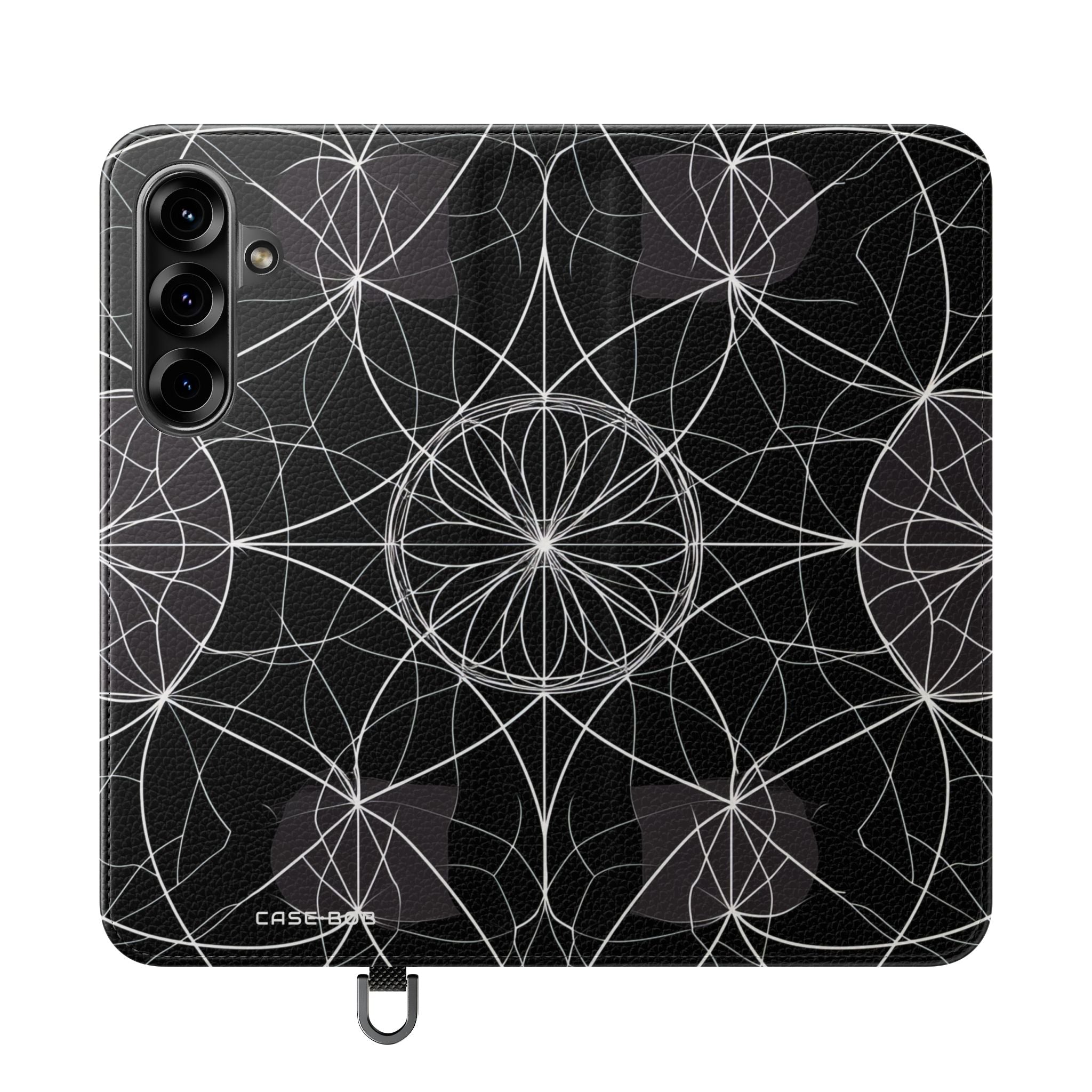 White Mandala Radiance - Samsung S25+ Case - Wallet