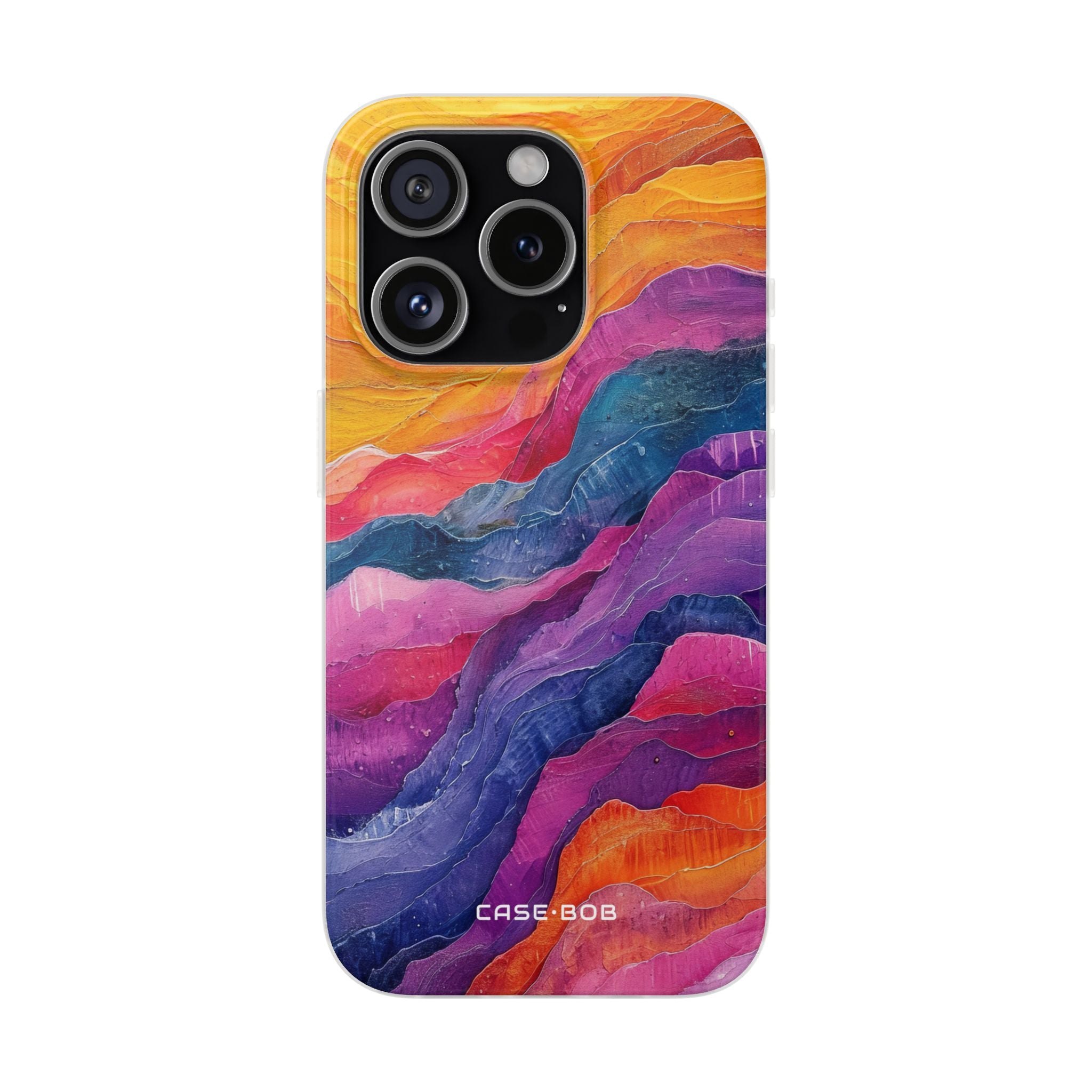 Vibrant Flow iPhone 15 Pro Case - Soft