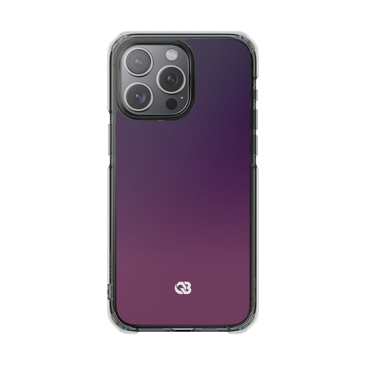 Velvet Dusk · Clear Impact Magnetic Phone Case for iPhone · Purple