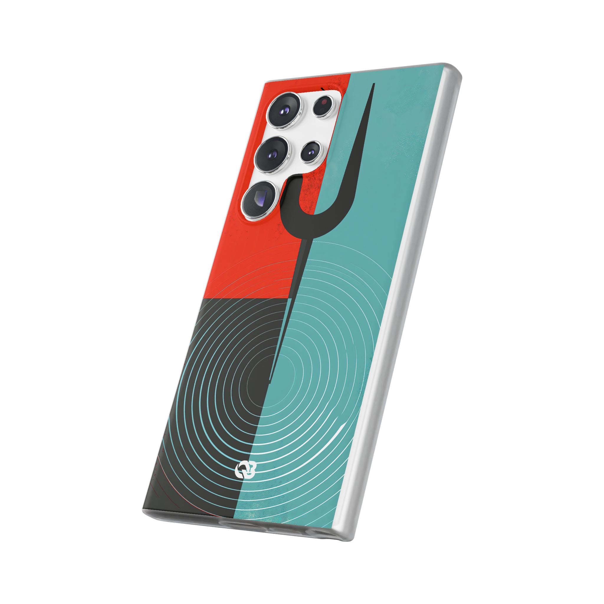 Teal Lite Phone Case for Samsung - Sonic Static Split