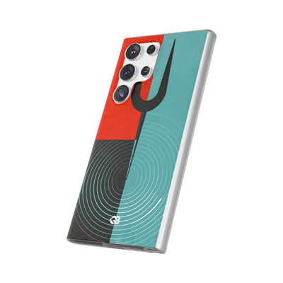 Teal Lite Phone Case for Samsung - Sonic Static Split