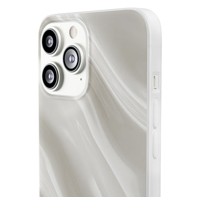 Liquid Enamel Fold · Lite Phone Case for iPhone ·  White