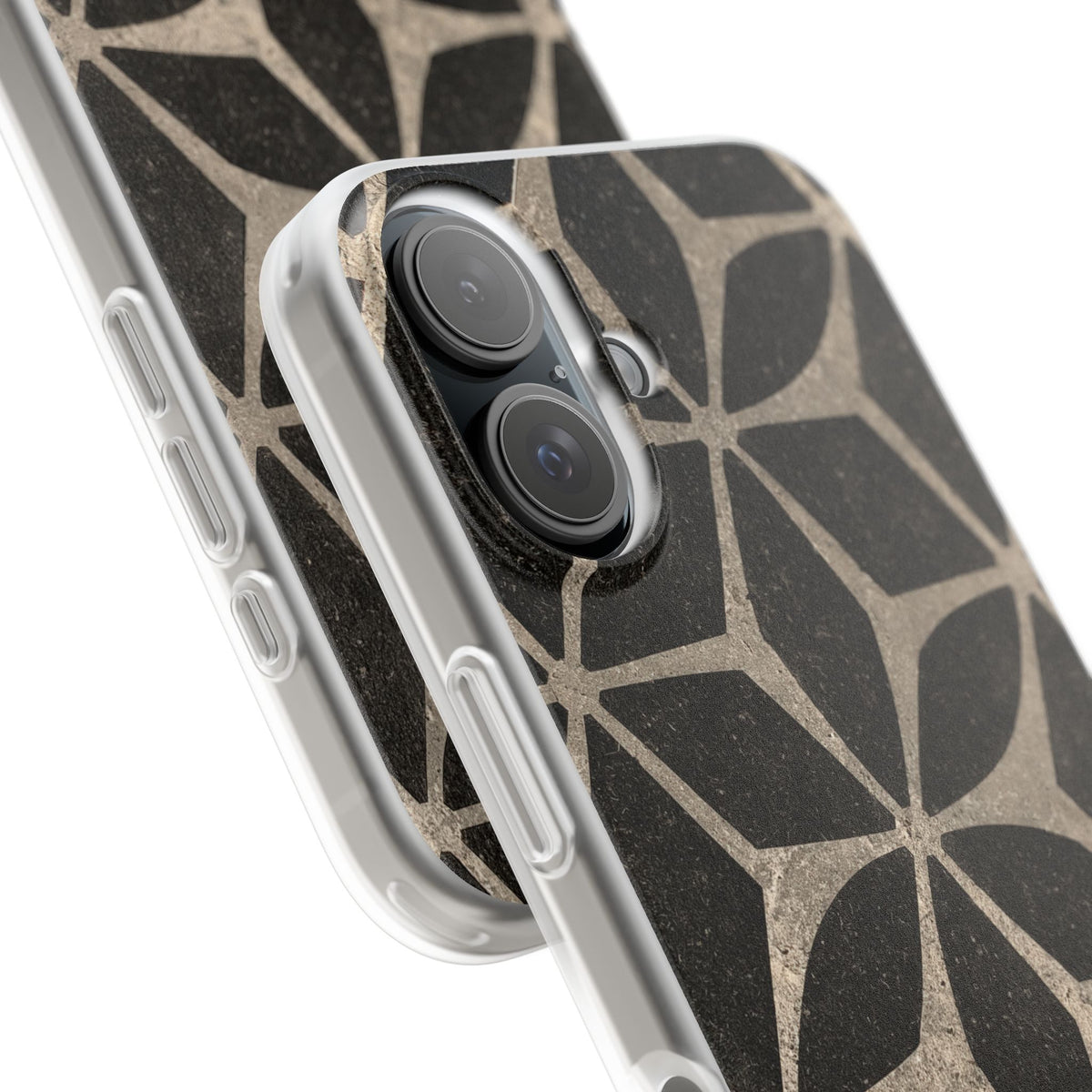 Concrete Mosaic Star · Lite Phone Case for iPhone ·  Black