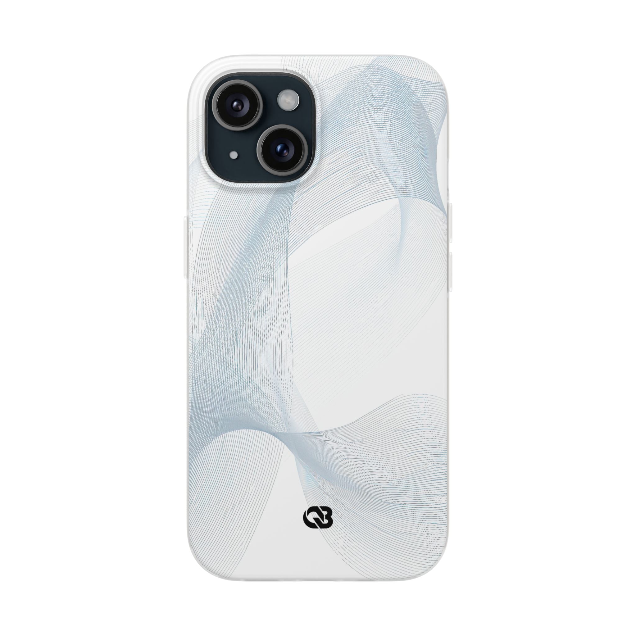 White Lite Phone Case for iPhone - Arctic Line Current