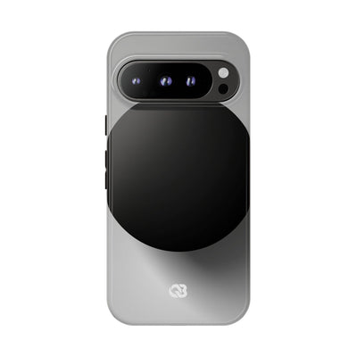 Grey Tough Phone Case for Google Pixel - Matte Onyx Sphere
