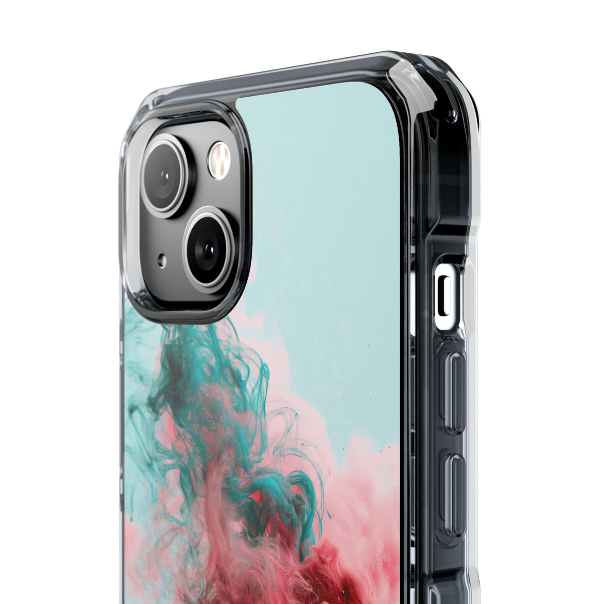 Sonic Bloom · Clear Impact Magnetic Phone Case for iPhone · Red
