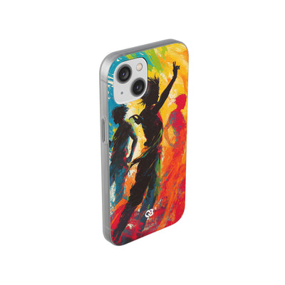 Electric Motion Blur · Soft Phone Case for iPhone