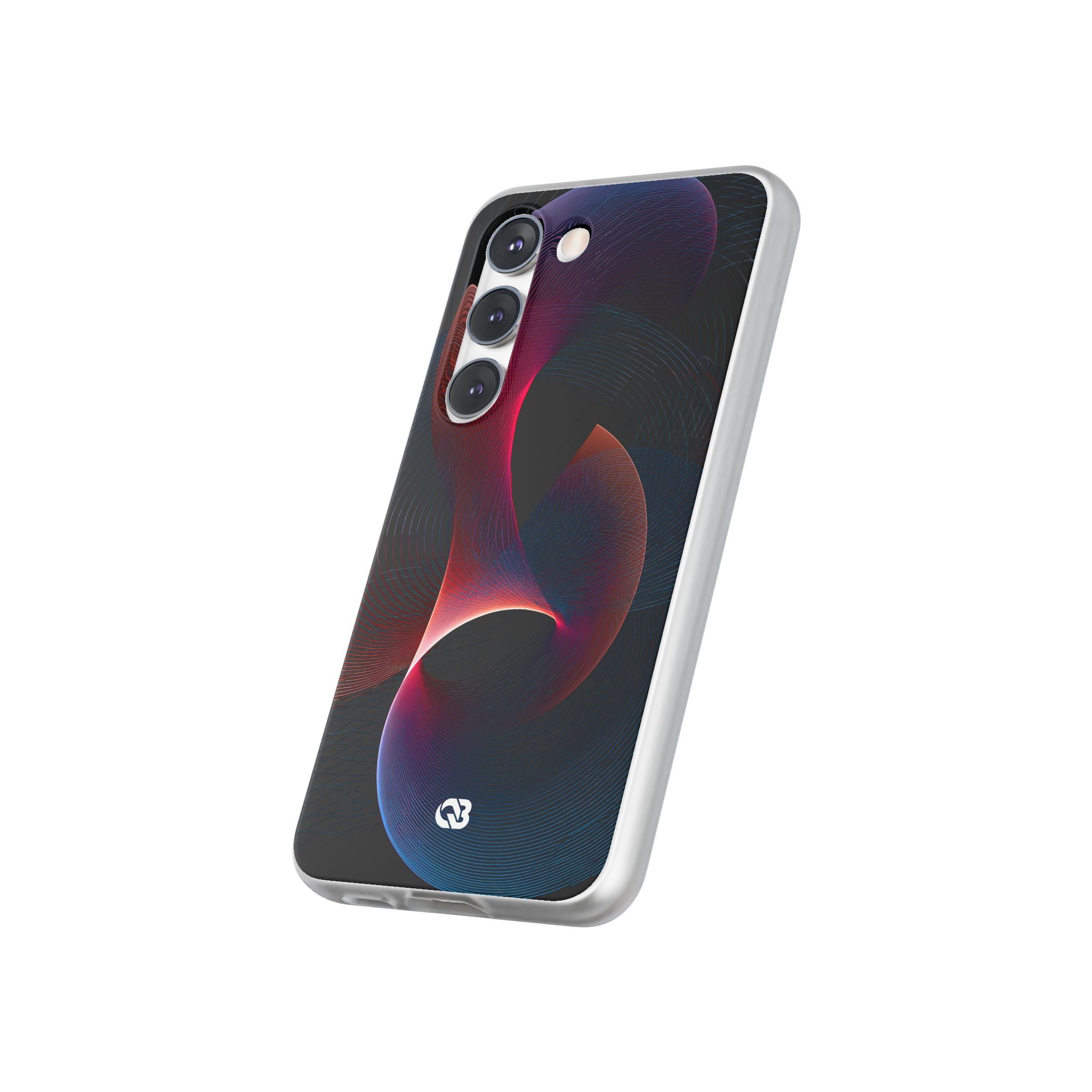 Black Lite Phone Case for Samsung - Cobalt Crimson Flux