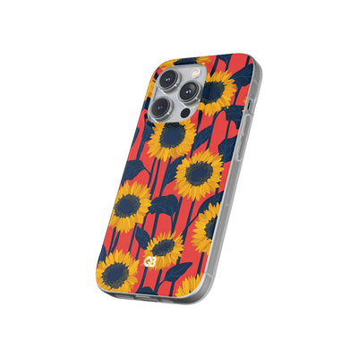 Solar Navy Bloom · Soft Handyhülle für iPhone