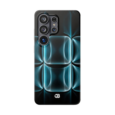 Cyan Core Matrix · Lite Phone Case for Samsung · Blue