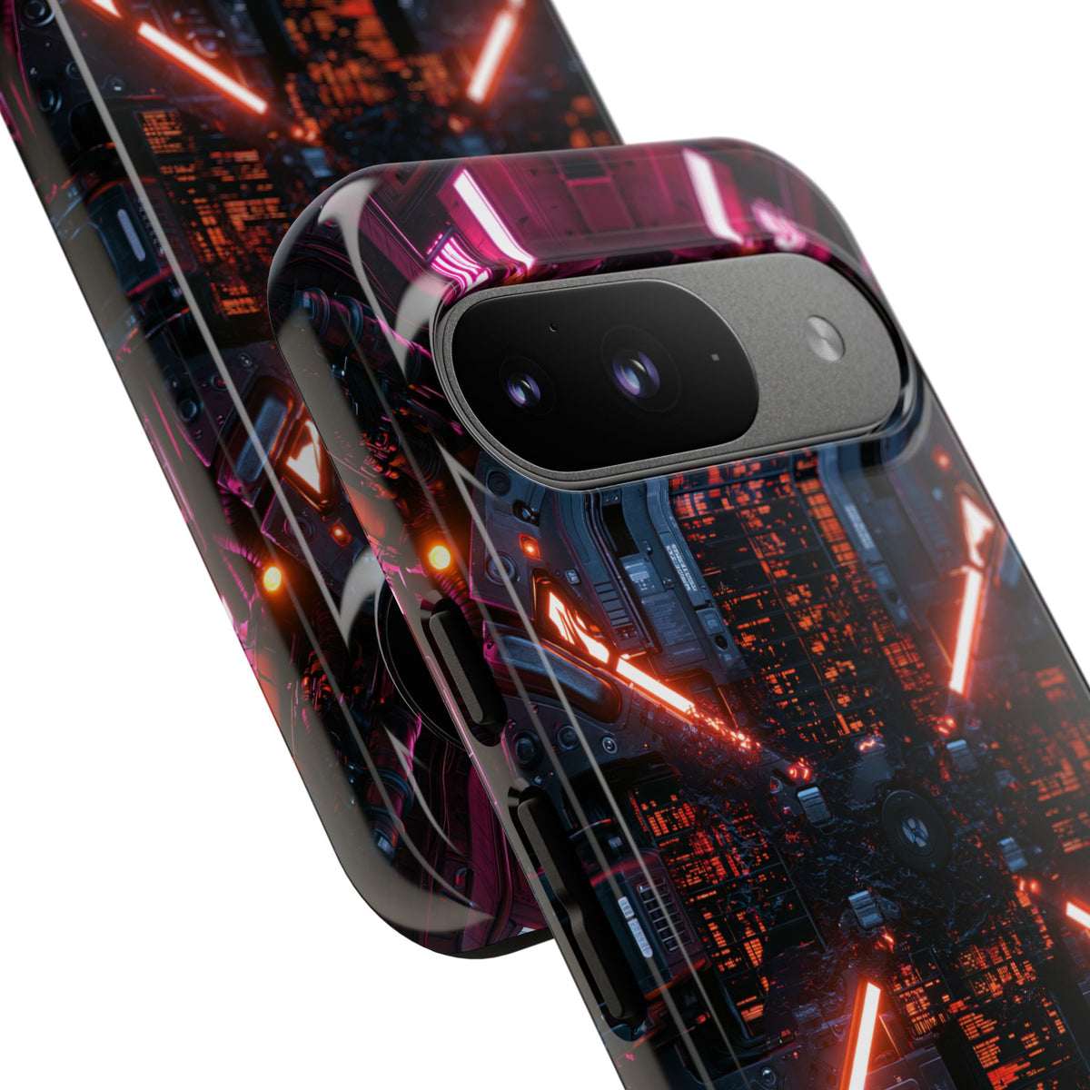 Cybernetic Reactor Core · Tough Phone Case for Pixel ·  Black